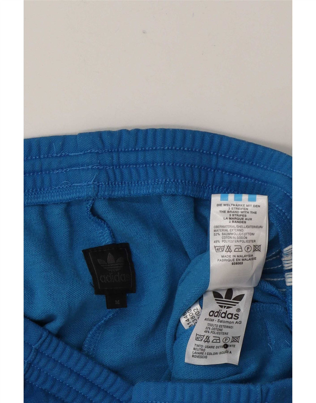 Calça Adidas Mens Treino Médio Azul Algodão