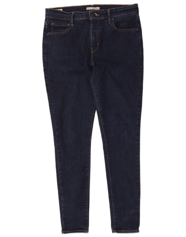 Calça jeans feminina Levi's 720 High Rise Super Skinny W31 L30 azul marinho algodão