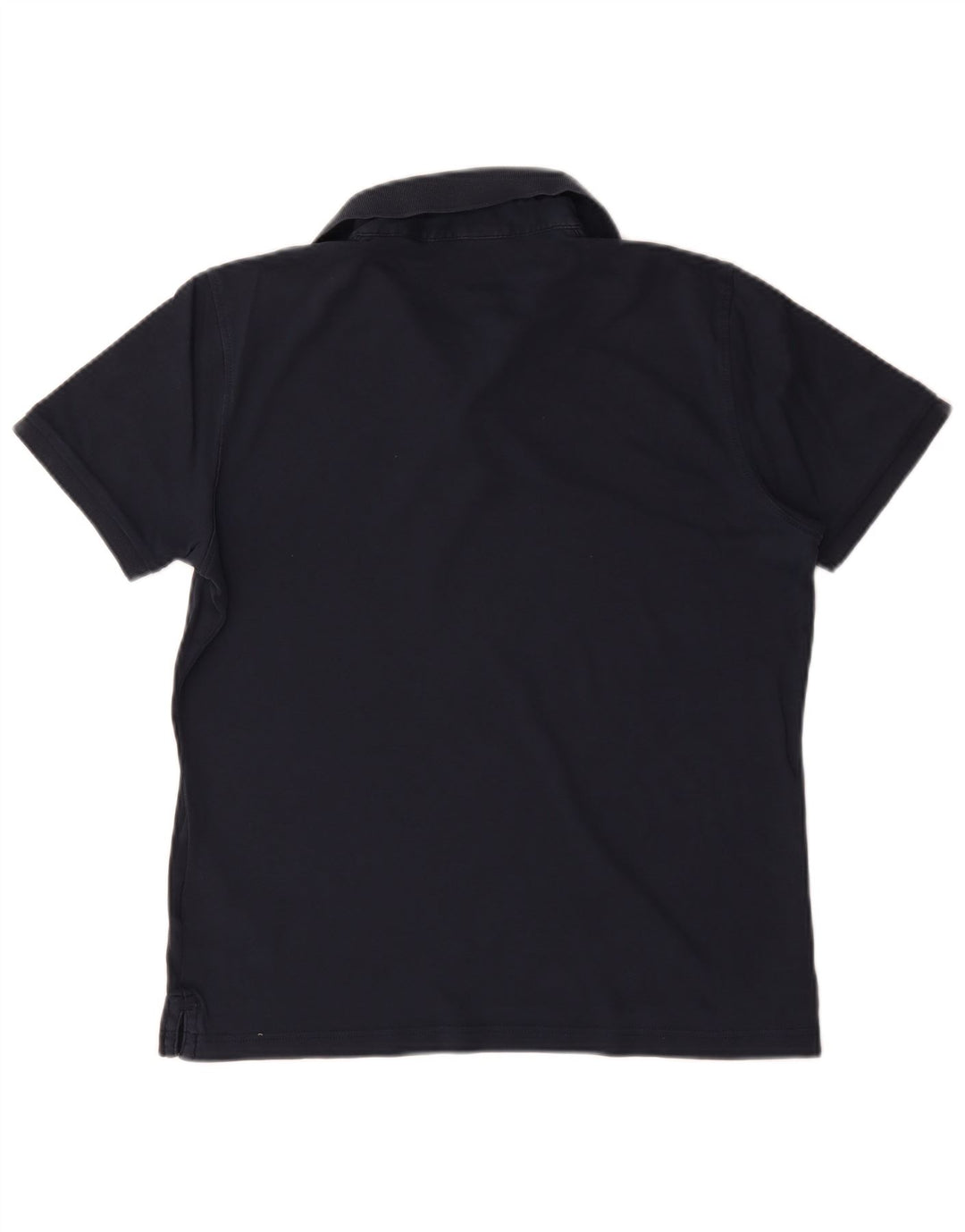 Camisa polo masculina Calvin Klein de algodão azul marinho médio