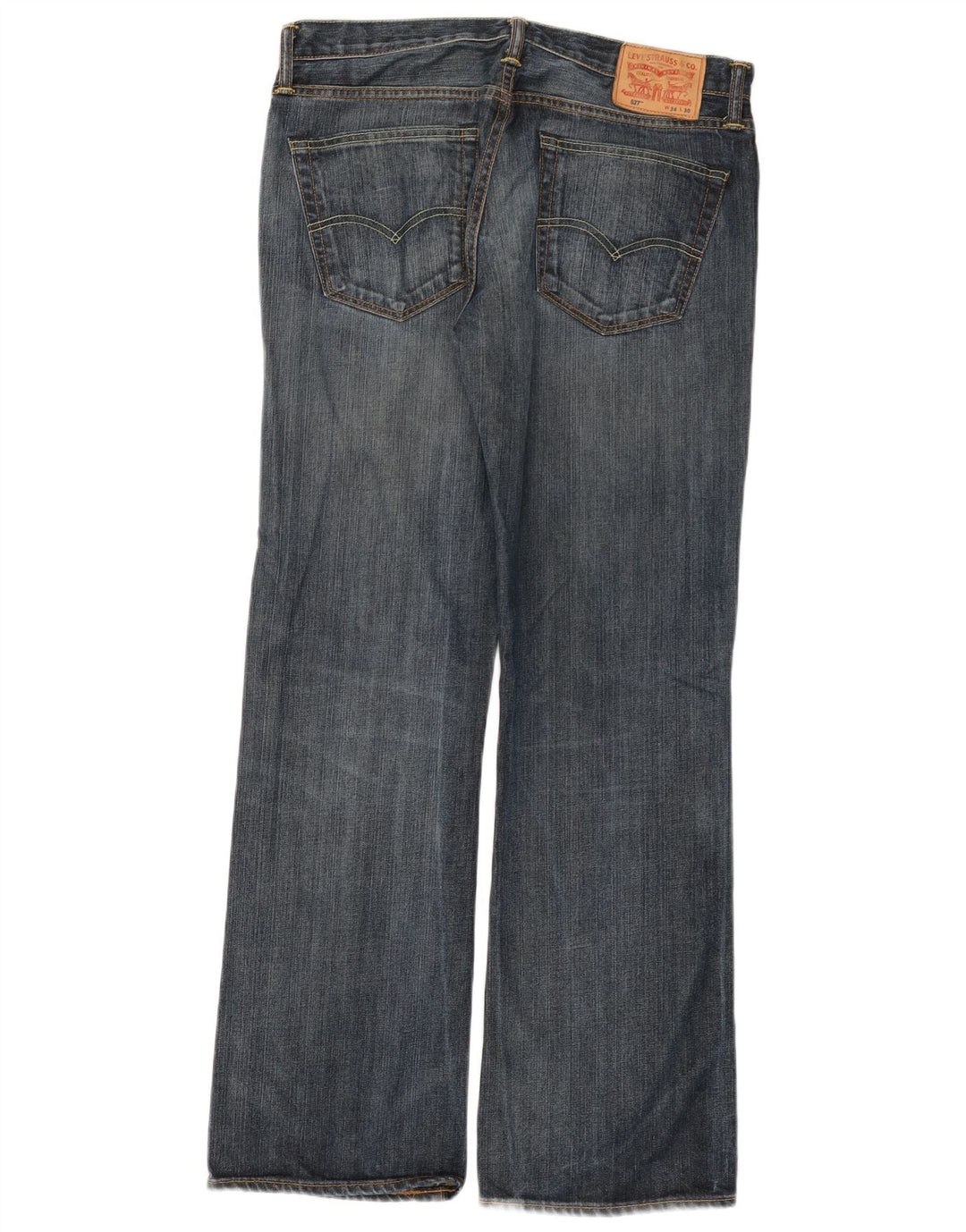 Levi's Masculino 527 Bootcut Jeans W34 L30 Azul Algodão