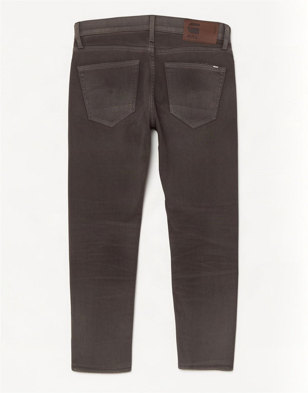 G-Star Masculino Slim Jeans W32 L25 Algodão Cinza