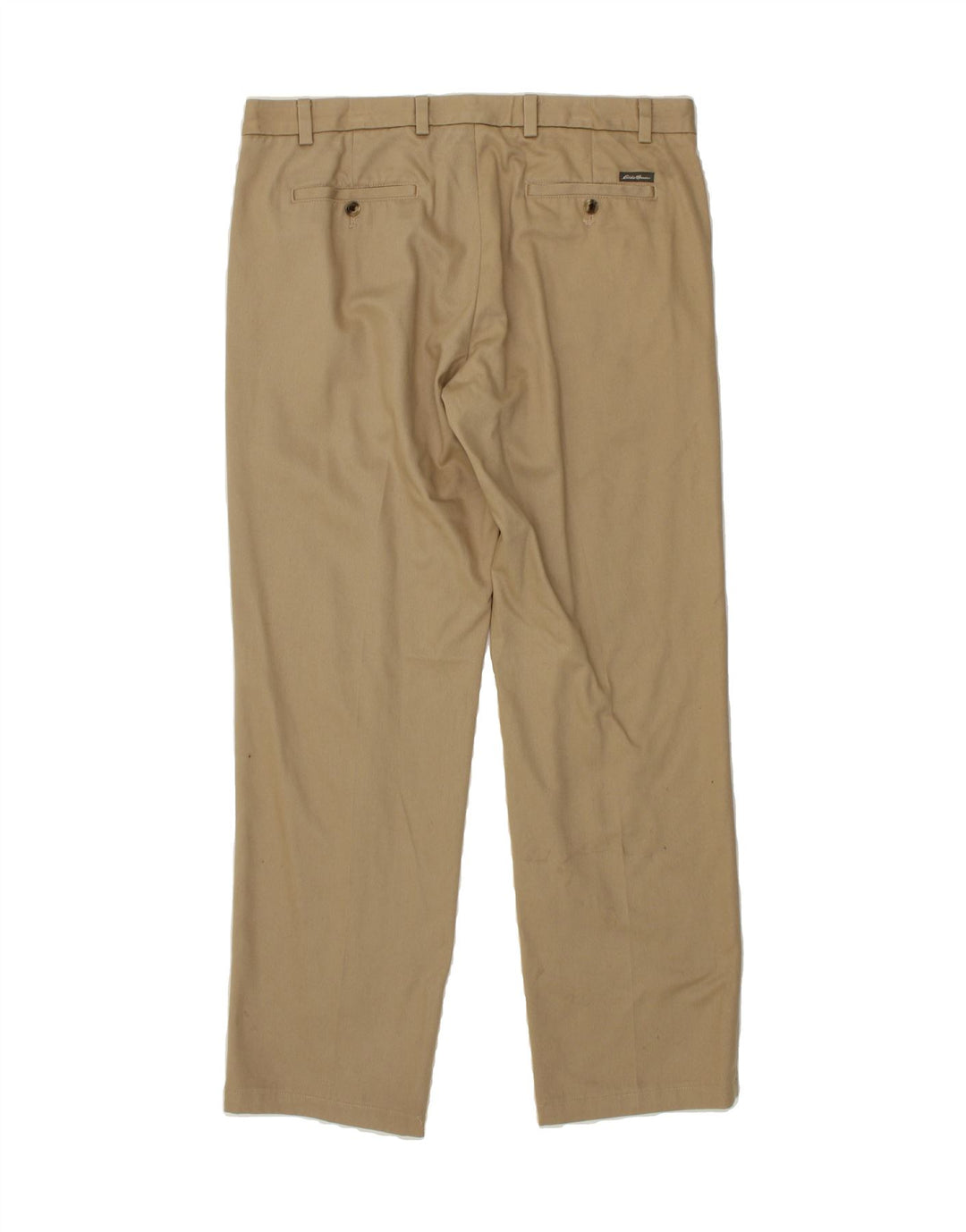EDDIE BAUER Mens Straight Chino Trousers W36 L32  Beige Cotton Vintage Eddie Bauer and Second-Hand Eddie Bauer from Messina Hembry 