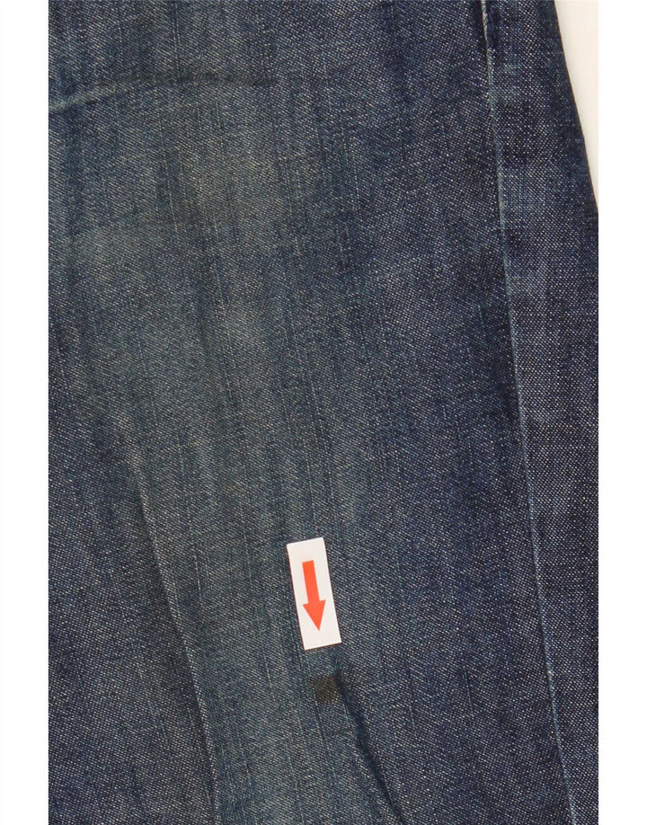Jeans retos femininos Armani W36 L26 algodão azul marinho
