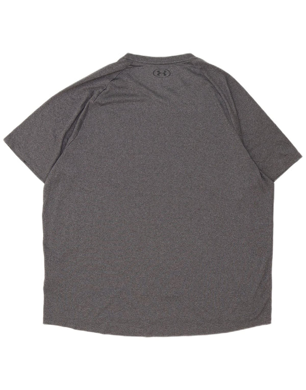 Camiseta masculina Under Armour Top 2XL poliéster cinza