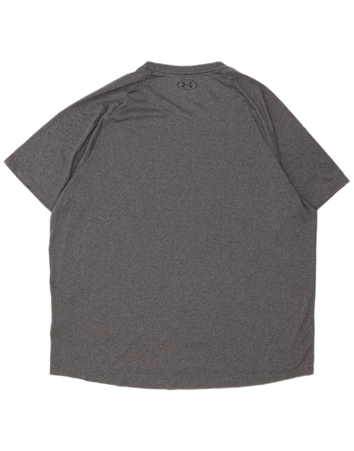 Camiseta masculina Under Armour Top 2XL poliéster cinza