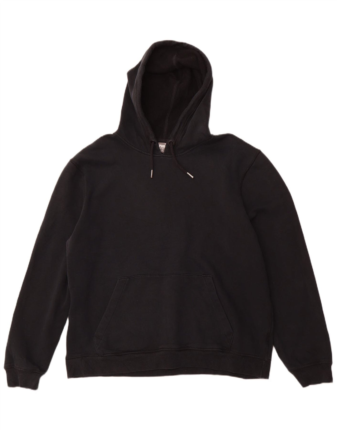 PUMA Mens Hoodie Jumper XL Algodão Preto