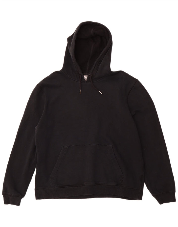 PUMA Mens Hoodie Jumper XL Algodão Preto