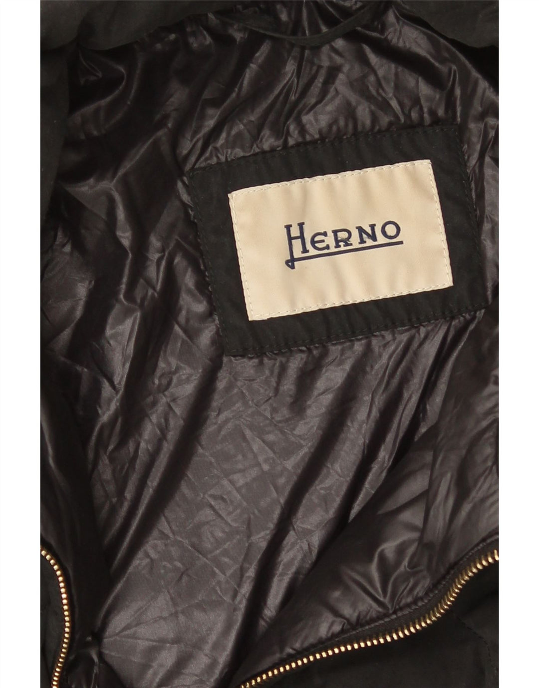 Jaqueta acolchoada feminina Herno IT 46 grande preta