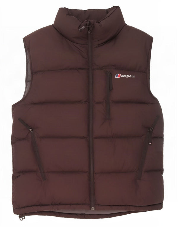 Colete acolchoado masculino Berghaus UK 36 pequeno poliéster preto