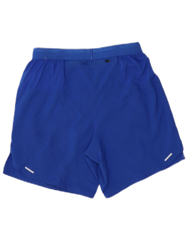 Nike Mens Dri Fit Graphic Sport Shorts Pequeno Azul Poliéster