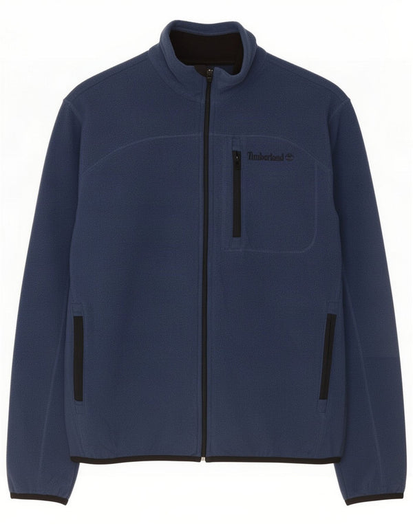 Jaqueta de lã masculina Timberland UK 36 poliéster azul pequeno