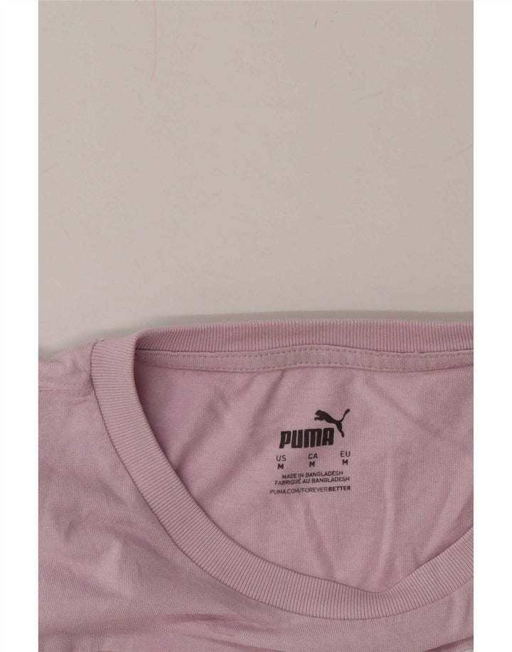 Camiseta feminina Puma UK 12 médio rosa colorblock