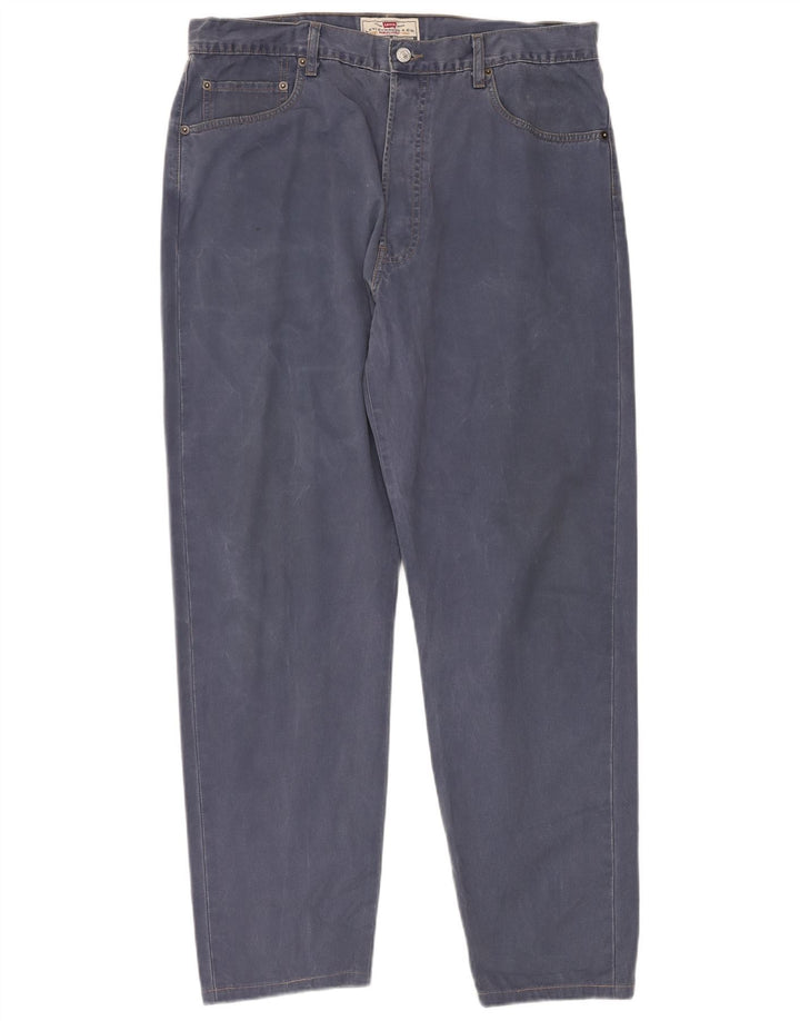 LEVI'S Masculino 451 Tapered Jeans W38 L30 Azul Algodão