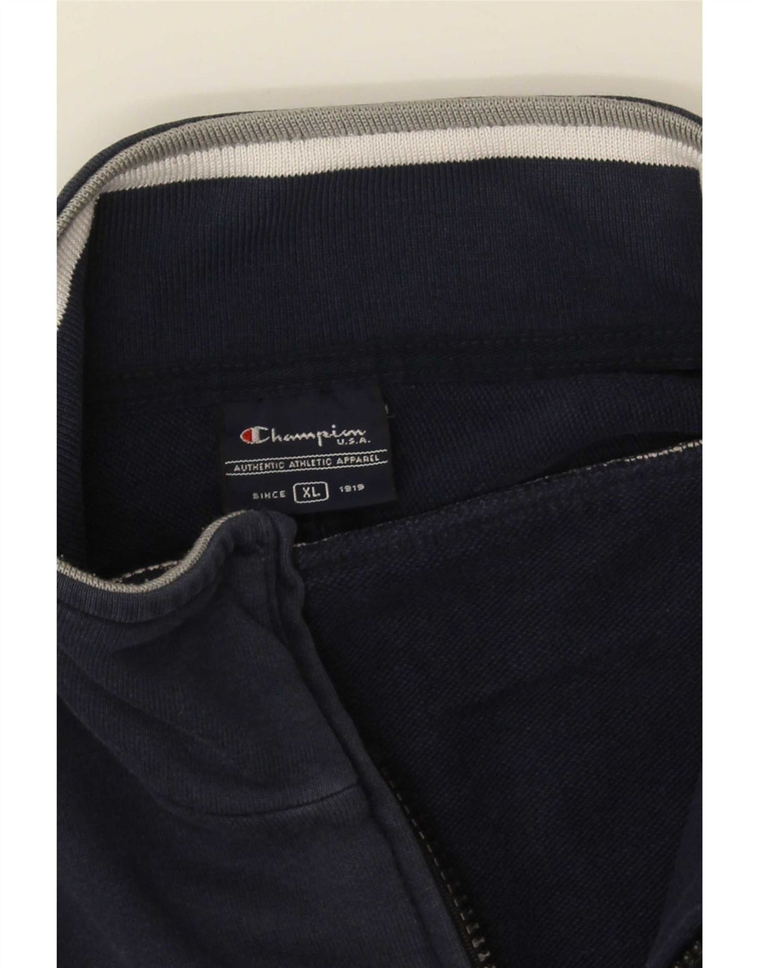 Jaqueta masculina de agasalho Champion XL azul marinho colorblock