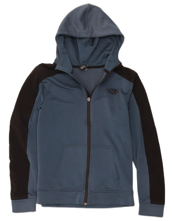Suéter com capuz The North Face Boys Zip 14-15 anos XL azul colorblock