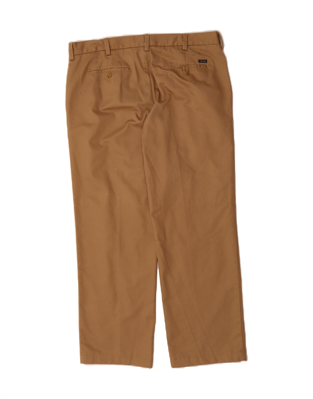 IZOD Mens Straight Chino Trousers W38 L30 Brown Cotton Vintage Izod and Second-Hand Izod from Messina Hembry 