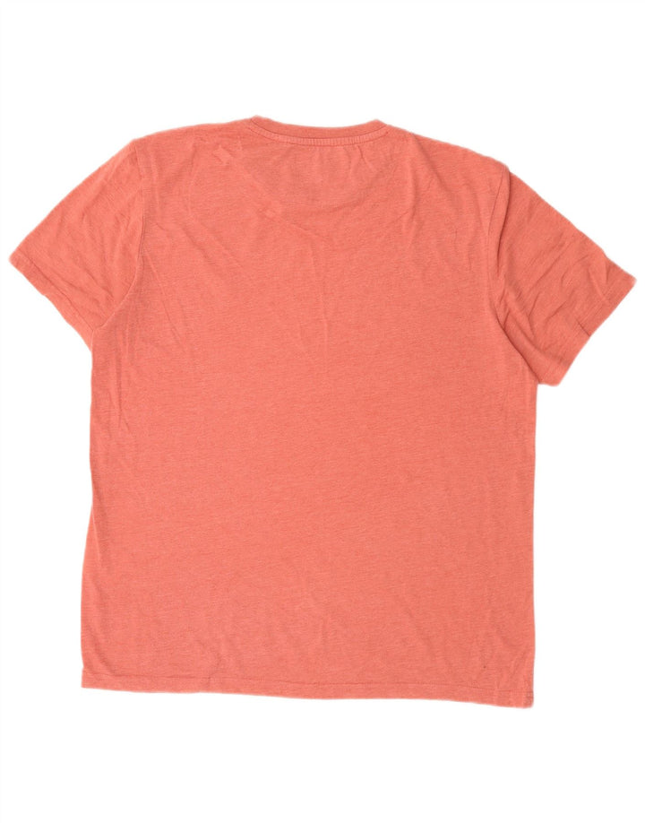 Camiseta masculina Lyle & Scott grande poliéster rosa
