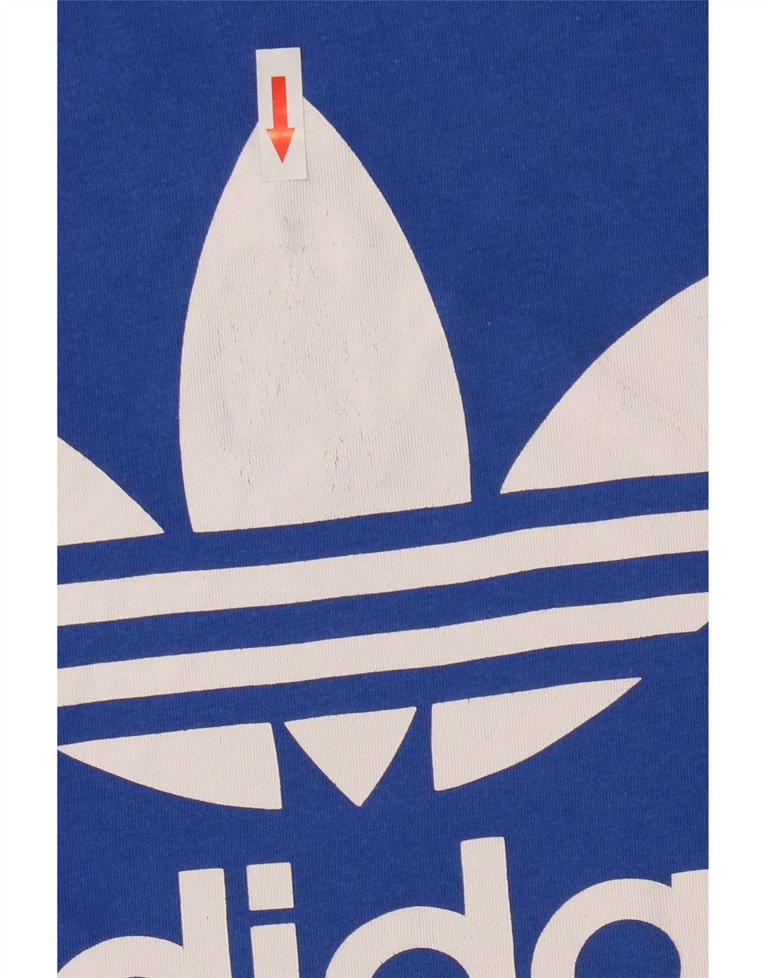 Adidas Mens Graphic T-Shirt Top Médio Algodão Azul