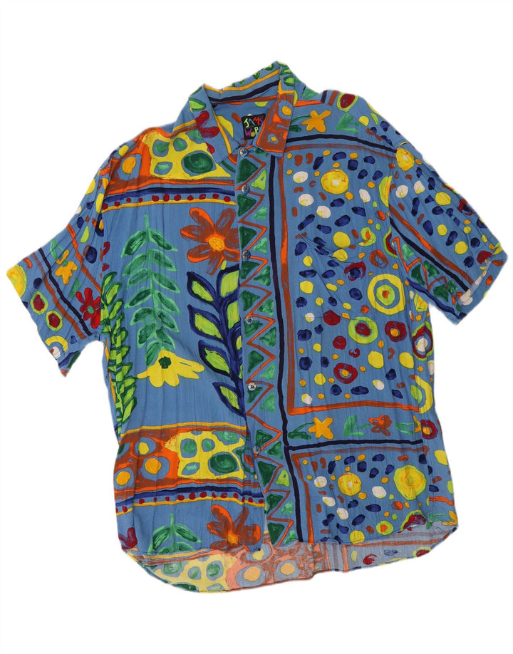 Camisa masculina de manga curta JAMS WORLD XL multicolorida floral