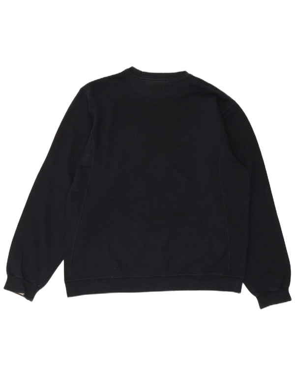 Champion feminino gráfico moletom jumper UK 14 médio preto