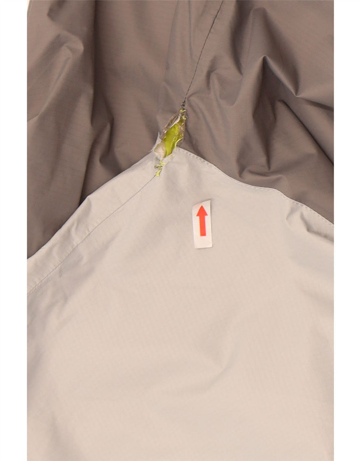 Jaqueta de chuva masculina com capuz The North Face UK 38 cinza médio Colourblock Nylon
