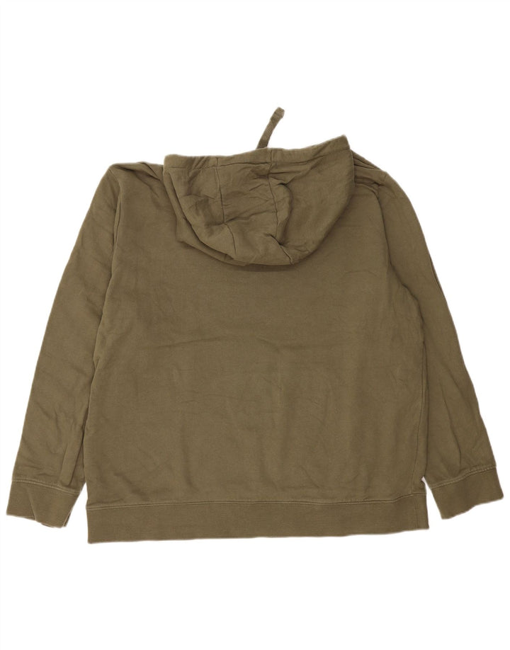 ANIMAL feminino gráfico oversized moletom com capuz Reino Unido 16 grande algodão cáqui