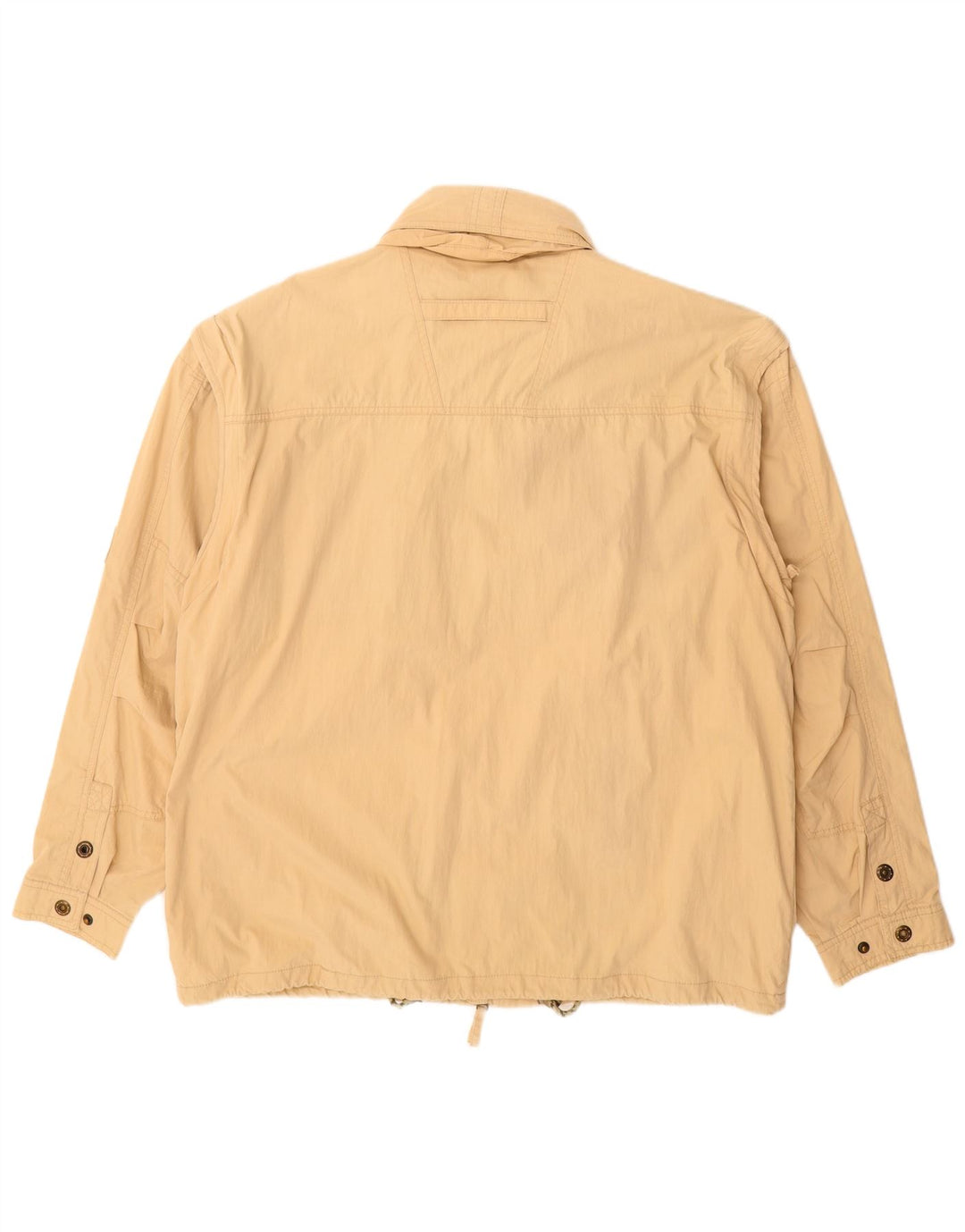 Jaqueta utilitária masculina VINTAGE IT 54 2XL algodão bege