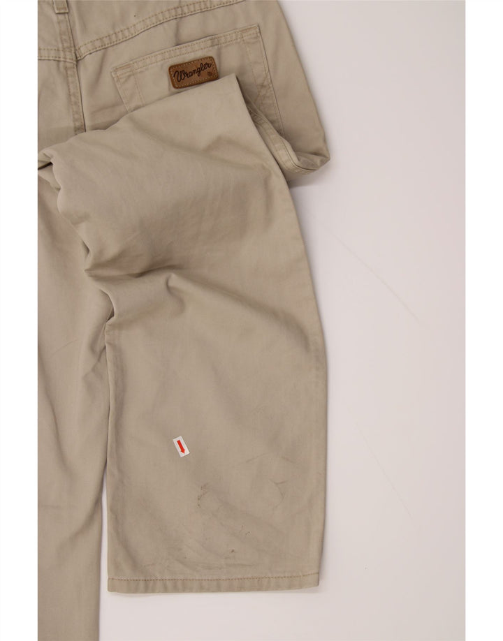 WRANGLER Mens Regular Fit Casual Trousers W34 30  Beige Cotton Vintage Wrangler and Second-Hand Wrangler from Messina Hembry 