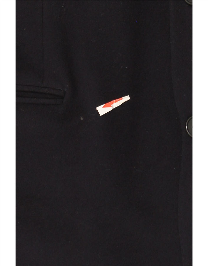 Jaqueta Blazer Masculina Canali com 3 Botões IT 52 XL Lã Azul Marinho