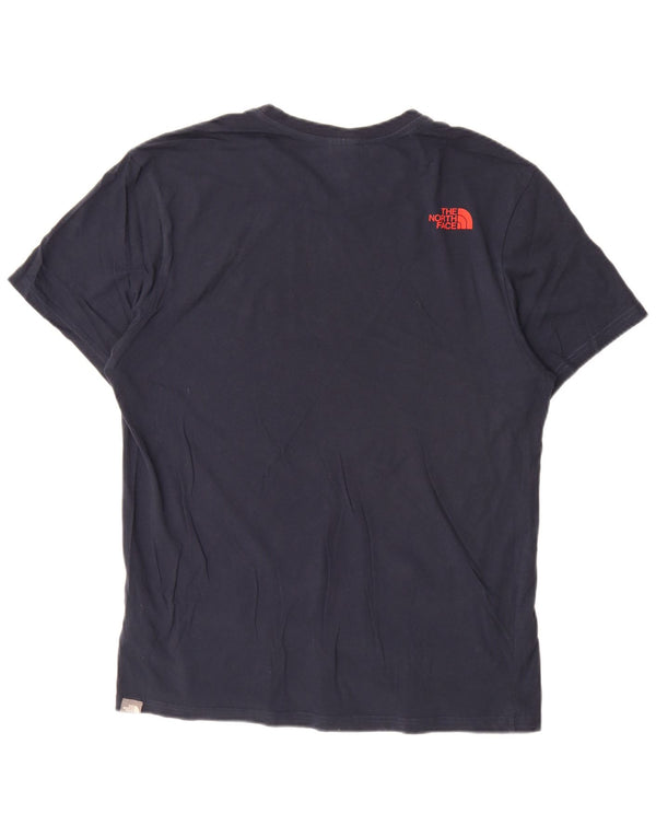 Camiseta masculina The North Face grande algodão azul marinho