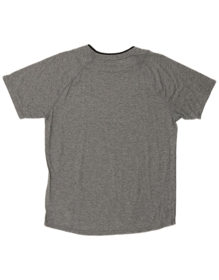 Camiseta masculina Puma cinza médio manchada