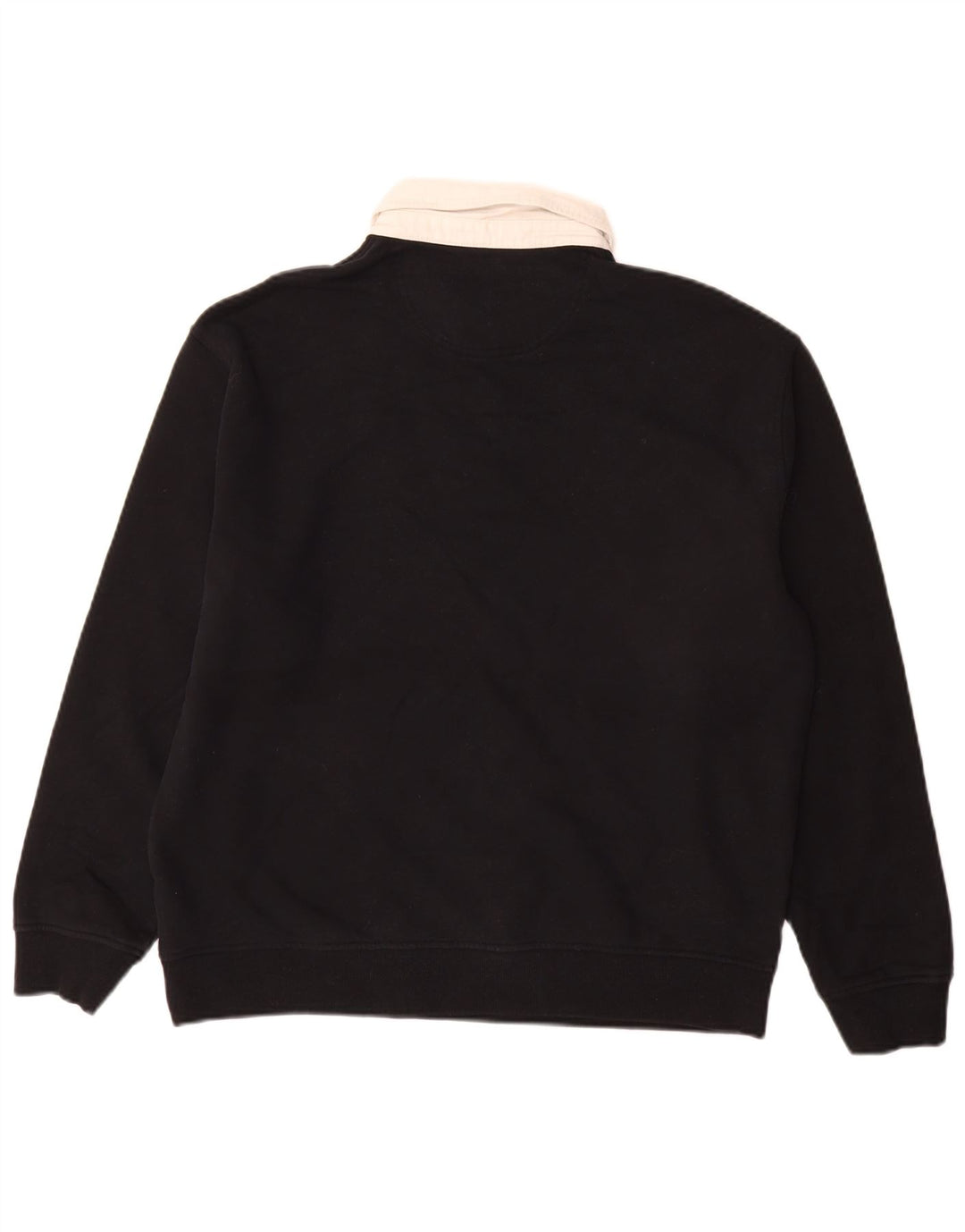 Suéter masculino Marks & Spencer com ajuste relaxado grande bloco colorido preto