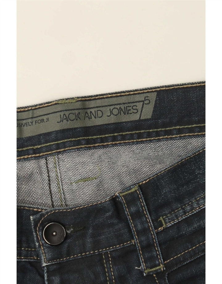 Jack & Jones Mens Straight Jeans W32 L32 Blue
