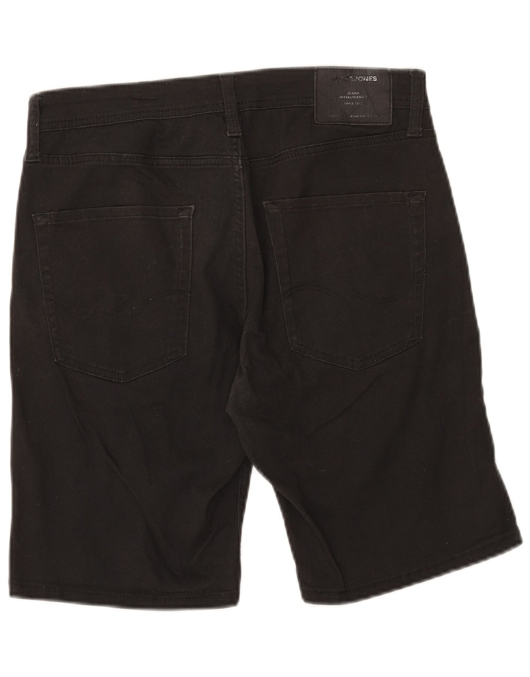 Shorts casuais masculinos Jack & Jones Regular médio W32 algodão preto