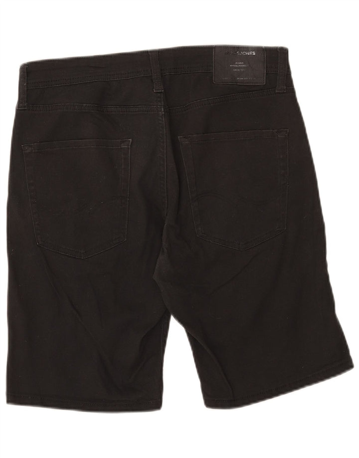 Shorts casuais masculinos Jack & Jones Regular médio W32 algodão preto