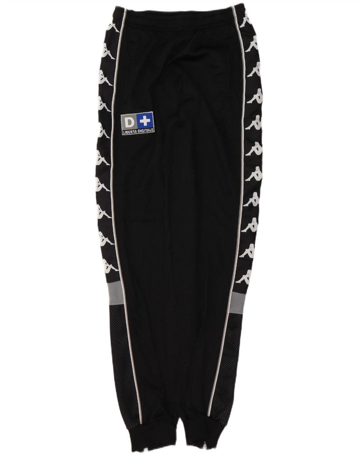 Calça de treino masculina KAPPA Gara Joggers pequeno bloco colorido preto