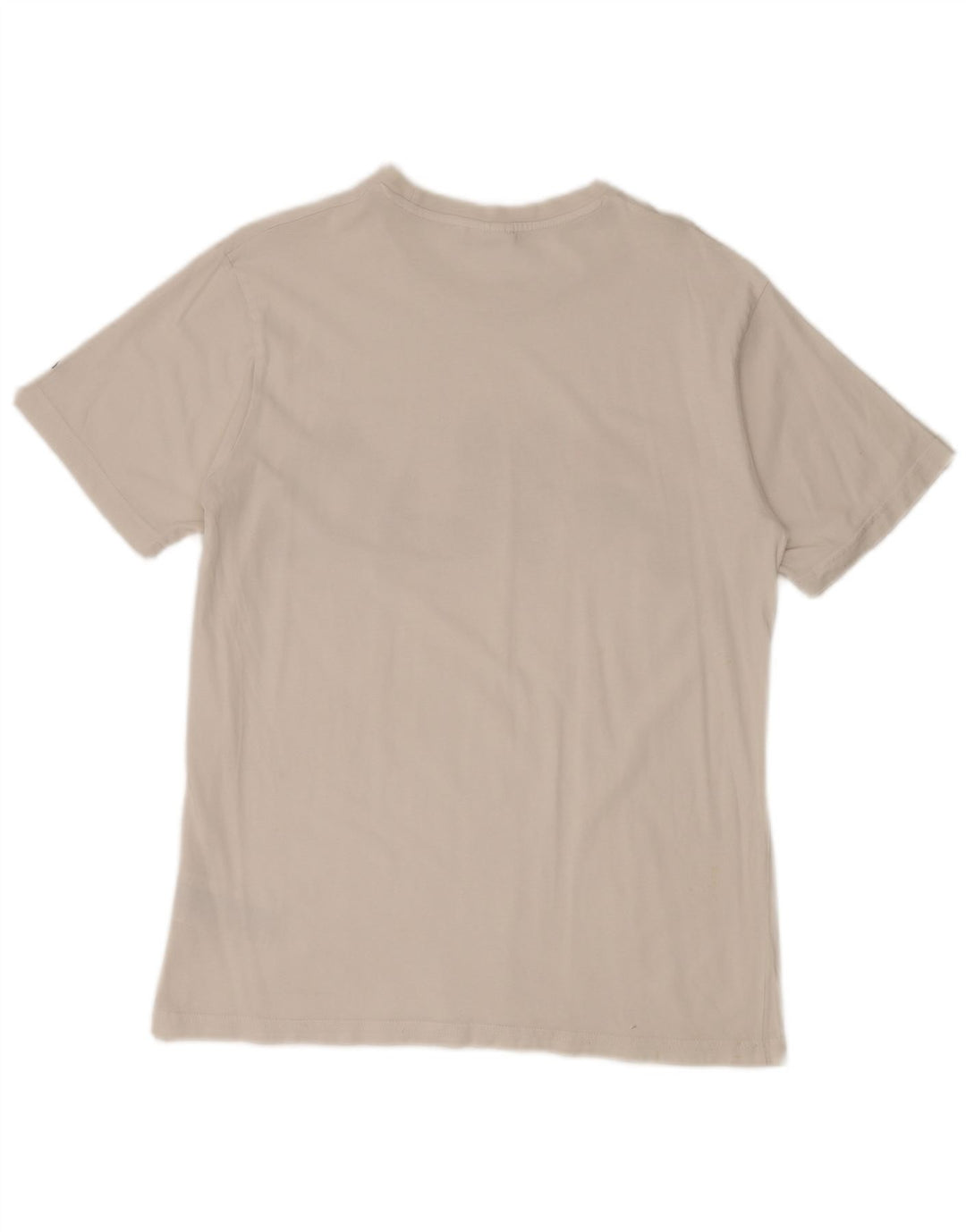 Fila Mens Graphic T-Shirt Top Médio Algodão Branco