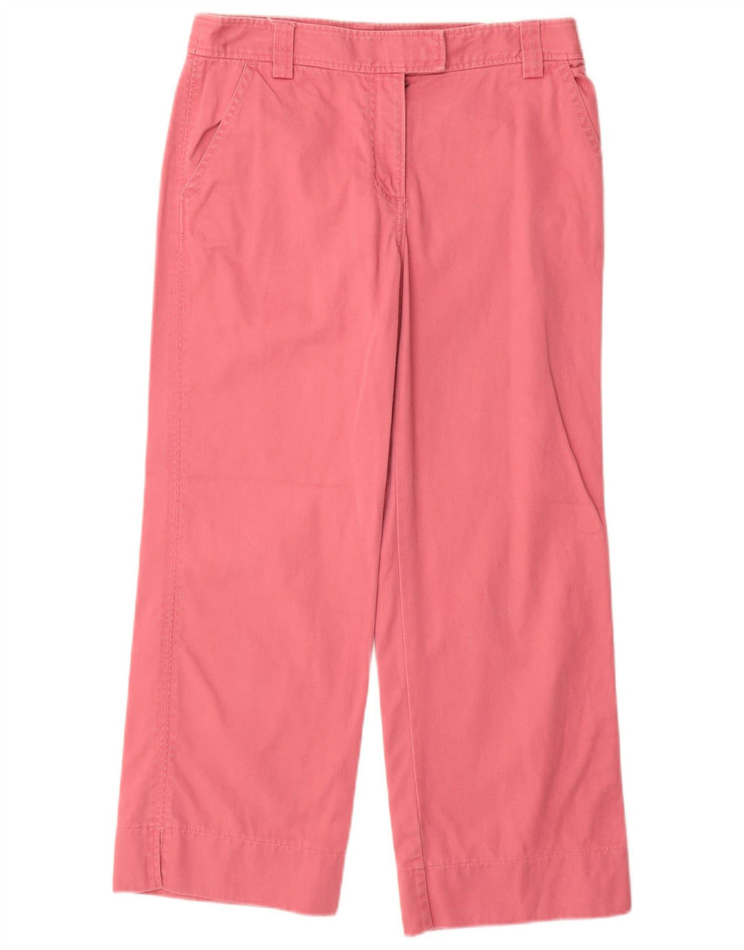 J. CREW Calça Chino Feminina Reta EUA 4 Pequeno W28 L26 Algodão Rosa