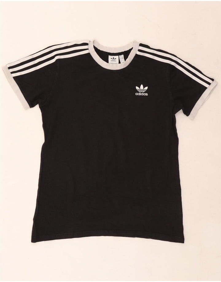 ADIDAS Camiseta Feminina Top UK 14 Médio Algodão Preto
