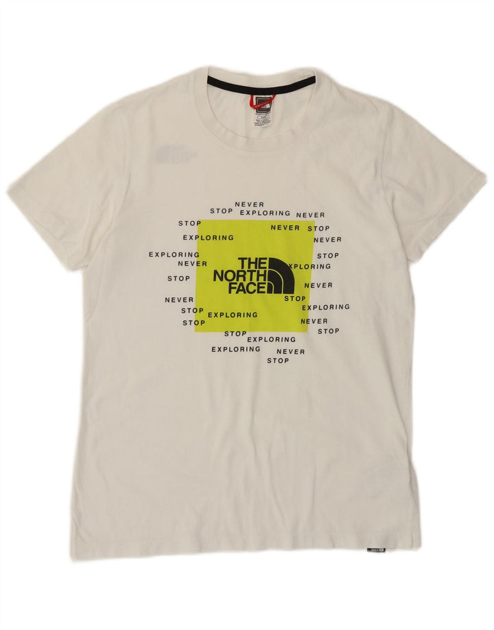 Camiseta gráfica feminina THE NORTH FACE UK 6 XS branco