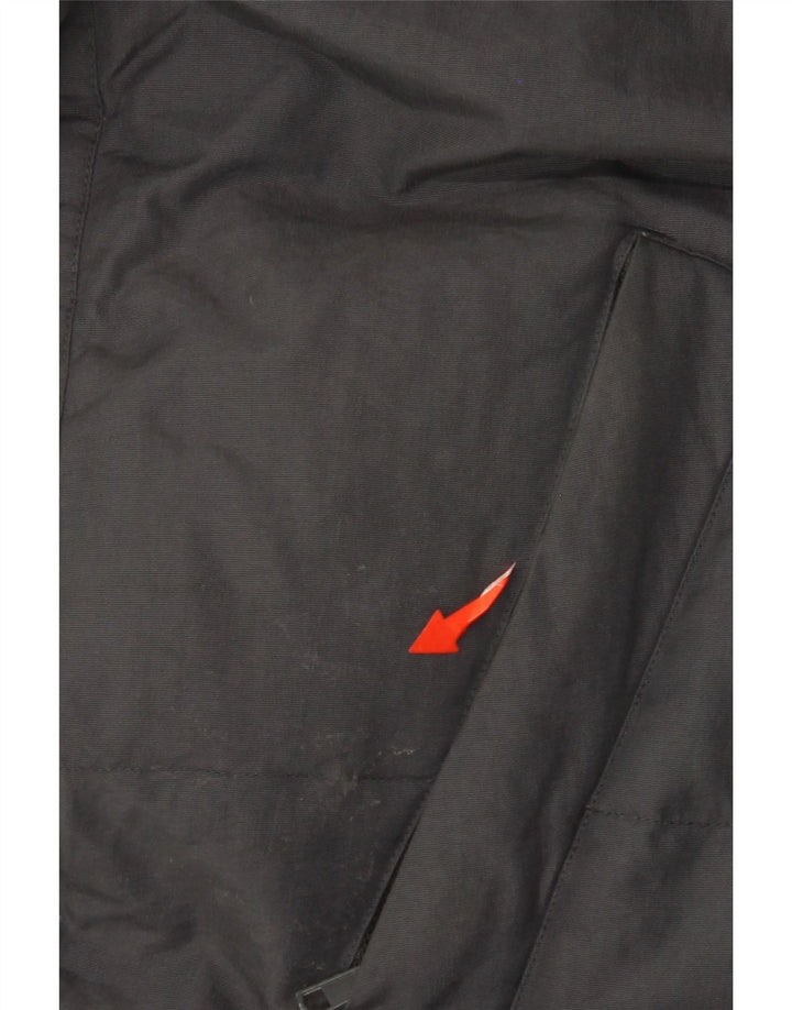 Casaco masculino acolchoado com capuz Gazzarrini UK 42 XL preto poliamida