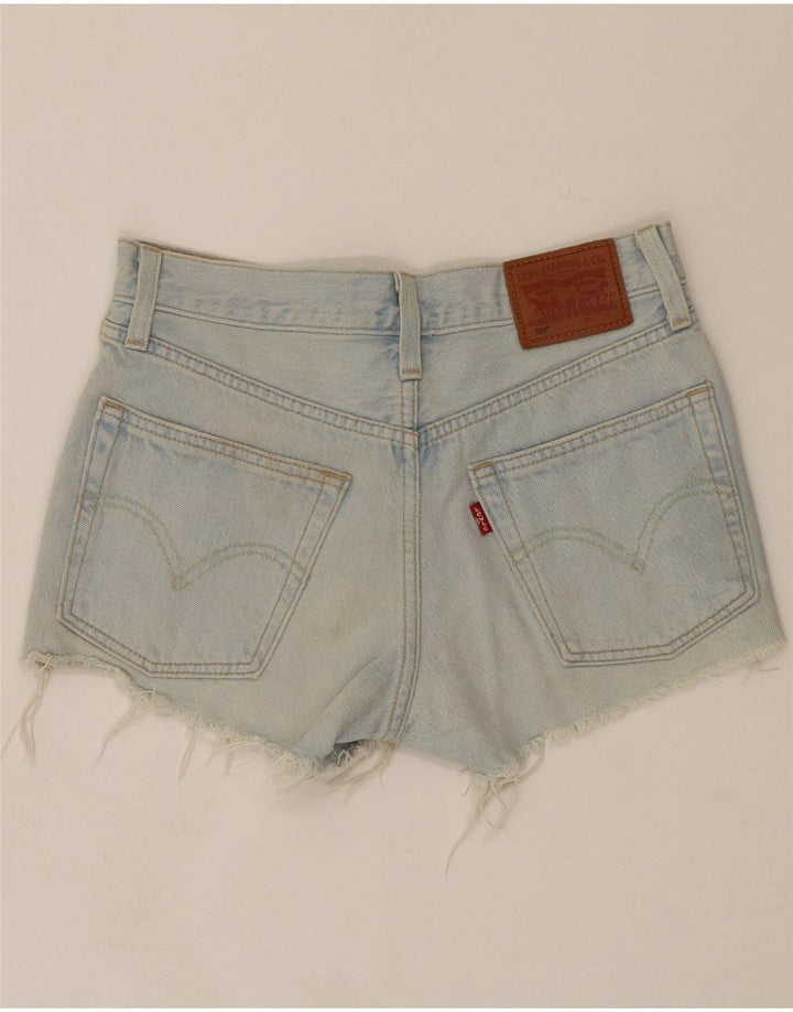 LEVI'S Womens 501 Denim Hot Pants W24 XS Blue Cotton Vintage Levi's and Second-Hand Levi's from Messina Hembry 