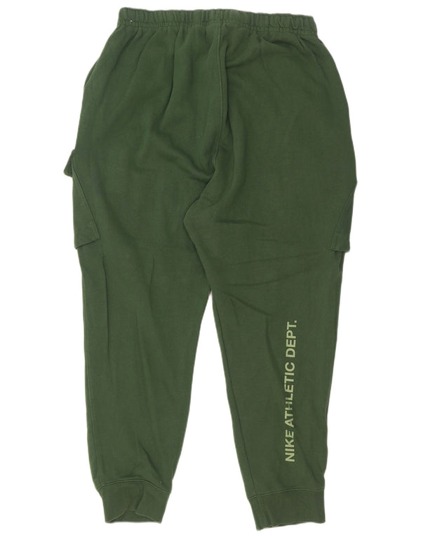 Nike masculino gráfico agasalho calças joggers 2XL algodão verde