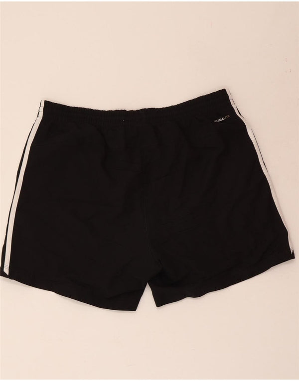 ADIDAS Mens Climalite Sport Shorts Grande Poliéster Preto