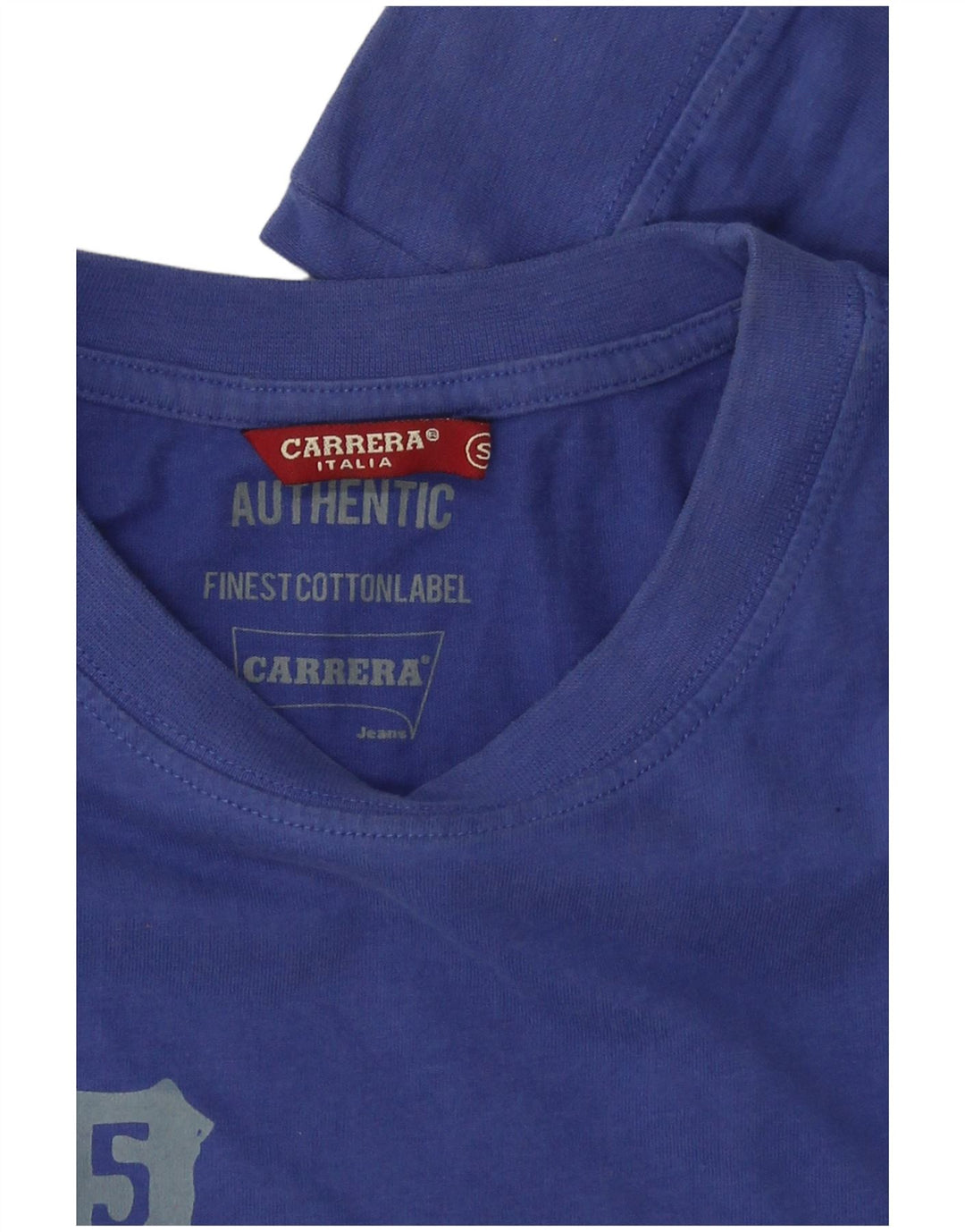 CARRERA Masculino New York City Graphic Top Manga Longa Pequeno Algodão Azul