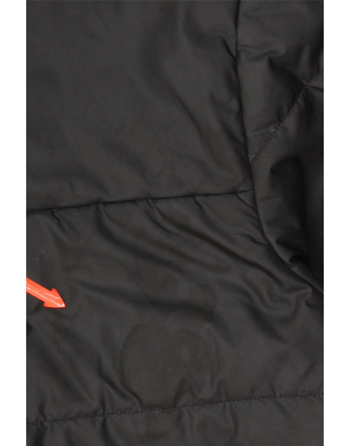 Casaco acolchoado com capuz Adidas Boys 11-12 anos preto poliéster