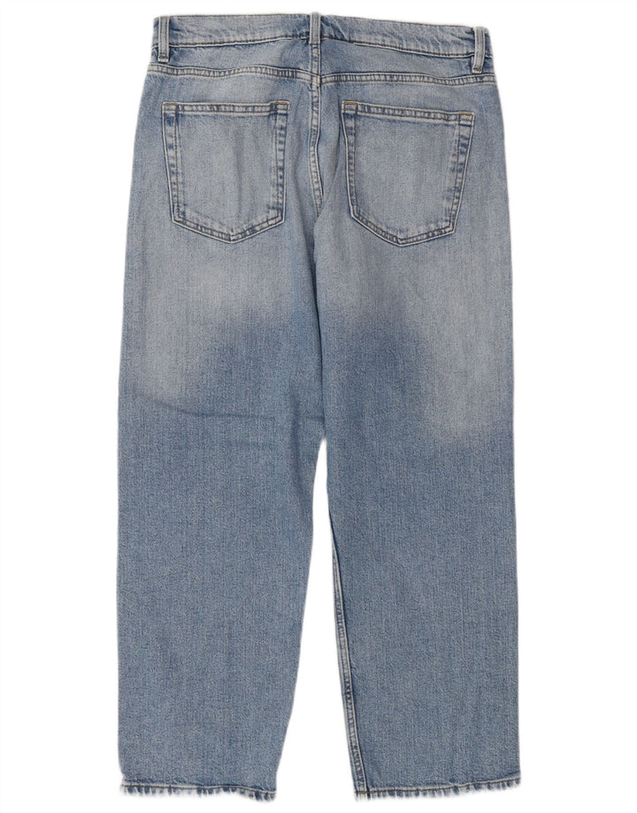 Jeans Marks & Spencer Regular Straight Feminino UK 12 Médio W30 L25 Azul