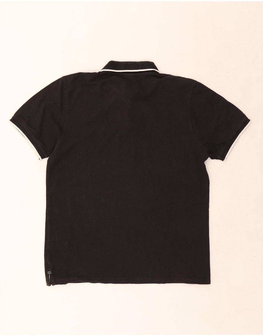 Camisa polo masculina North Sails médio algodão preto