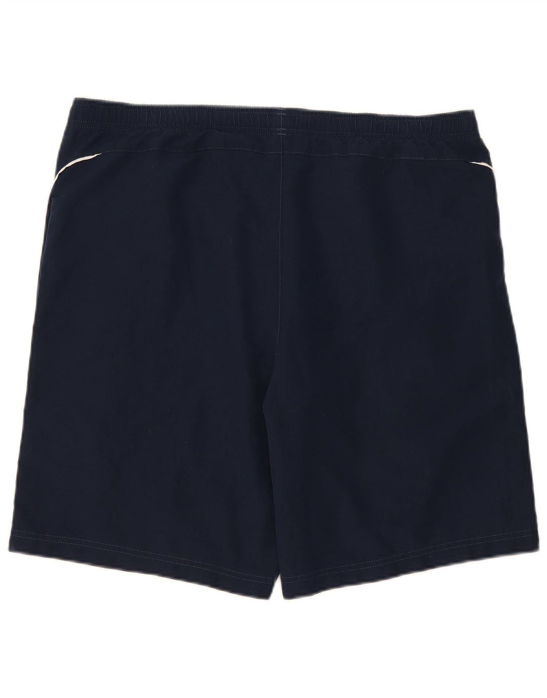 Shorts esportivos masculinos Reebok grande poliéster azul marinho