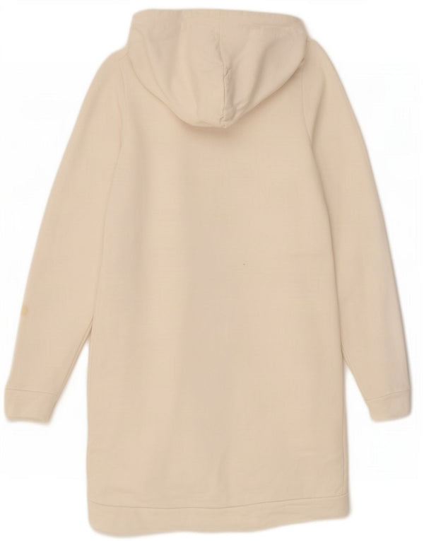 Guess Meninas Moletom Com Capuz Vestido Jumper 13-14 Anos Algodão Branco
